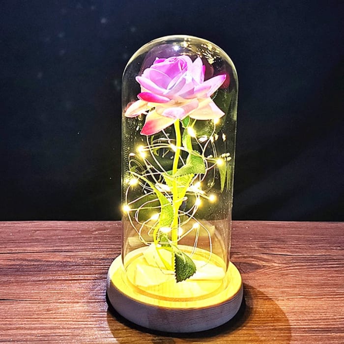 Rose LED Light In Glass - A-5 - gift