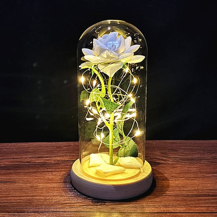 Rose LED Light In Glass - A-6 - gift