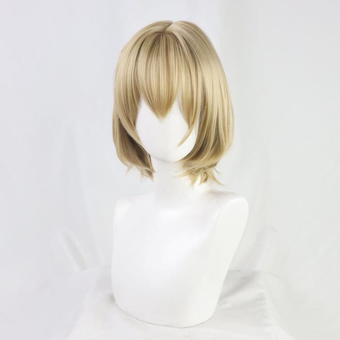 Rutile Cosplay Gold Gray Short Wig CC0134 - Cospicky