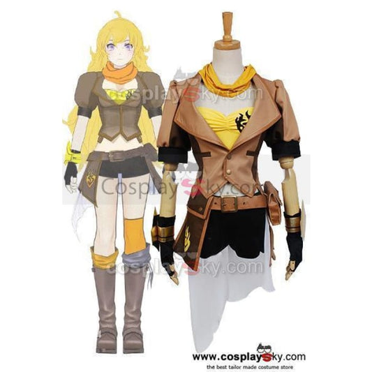 RWBY Yellow Trailer Yang Xiao Long Cosplay Costume - Cospicky