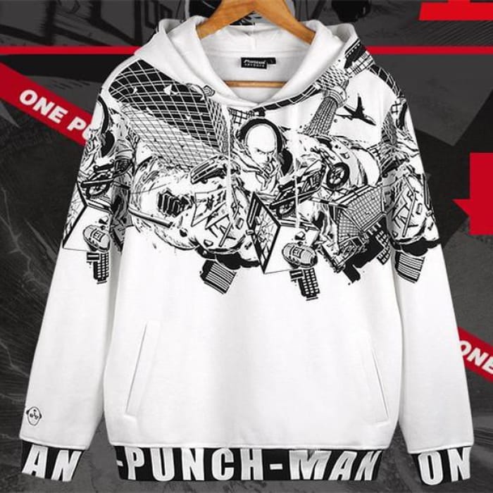 S-2XL One Punch Man Hoodie Coat Jumper CP164700 - Cospicky