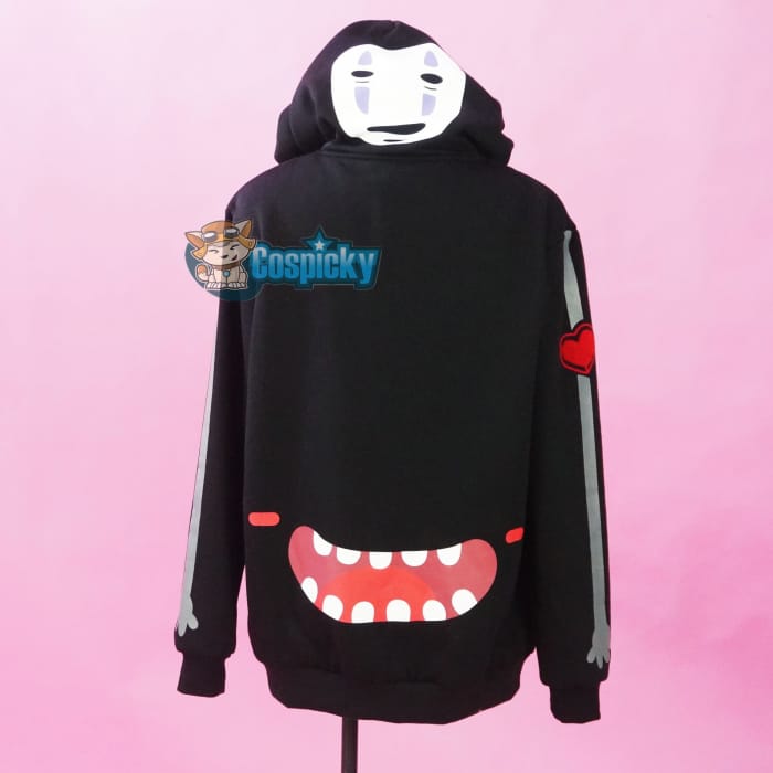 S-2XL [Spirited Away] No Face Male Fleece Hoodie Sweater Jumper CP154342 - Cospicky