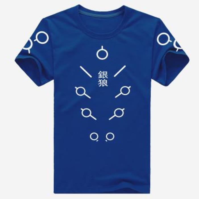 S-3XL Black/Blue Overwatch Luminous T-Shirt CP167835 - Cospicky