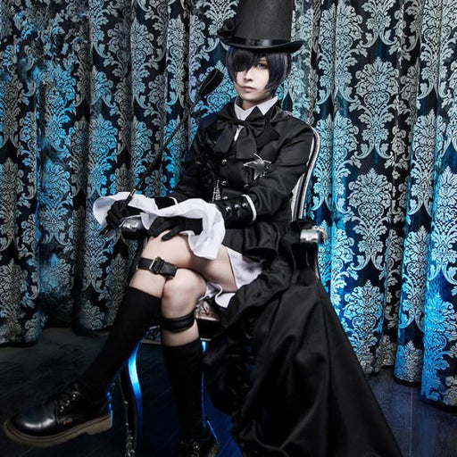 S-XL Black Butler Ciel Phantomhive Cosplay Costume CP168033 - Cospicky