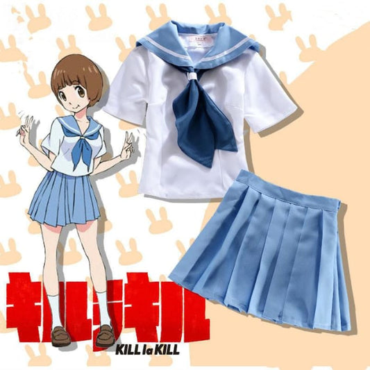S-XL [KILL LA KILL] Mako Mankanshoku School Uniform Cosplay Costume CP153913 - Cospicky