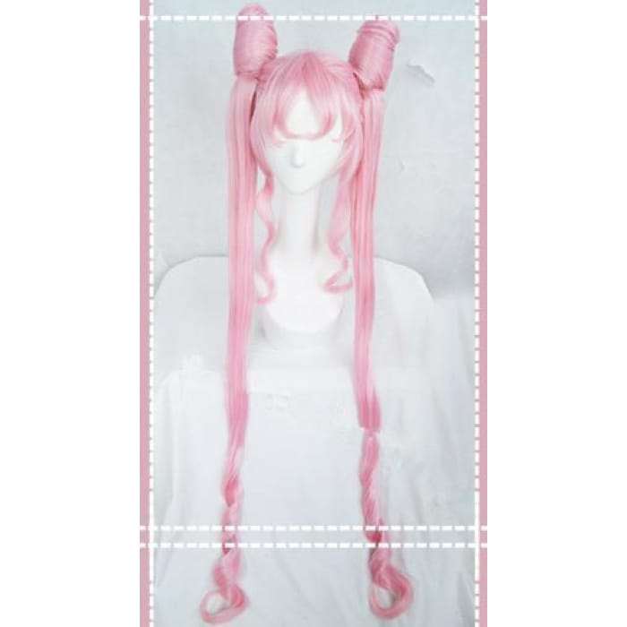 [Sailor Moon] Chibi Moon Black Lady Long Pink Wig CP153571 - Cospicky