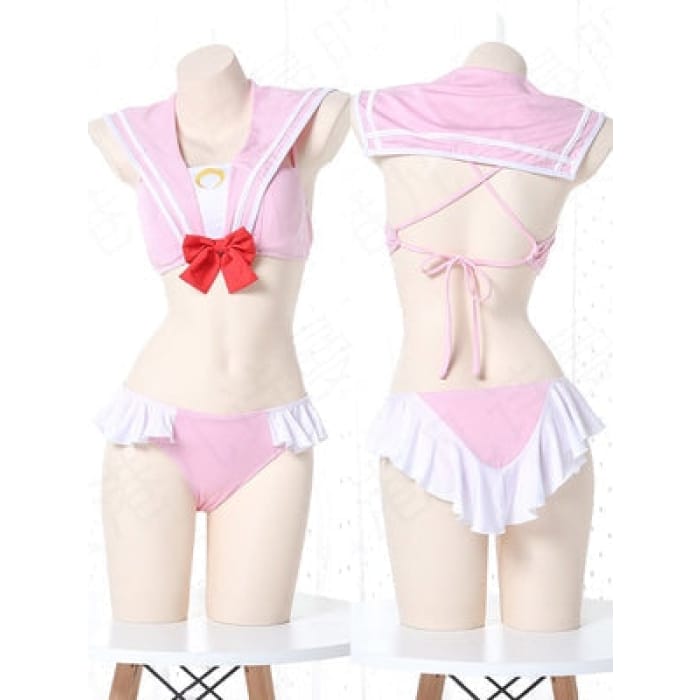 Sailor Moon Pink/Blue Uniform Swimsuit BE948