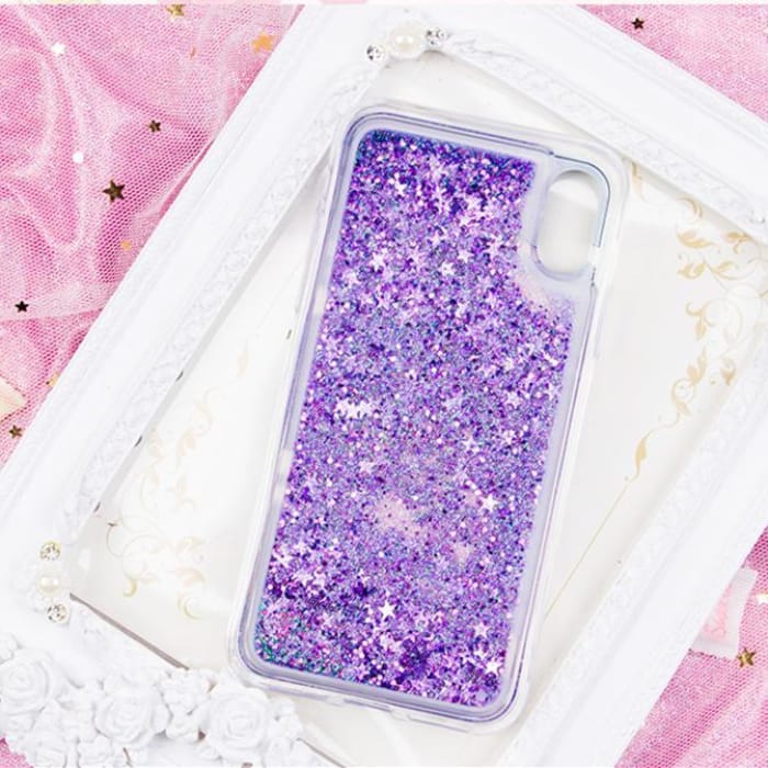 Sailor Moon Serenity Quicksand Liquid Glitter Phone Case  CP1812509 - Cospicky