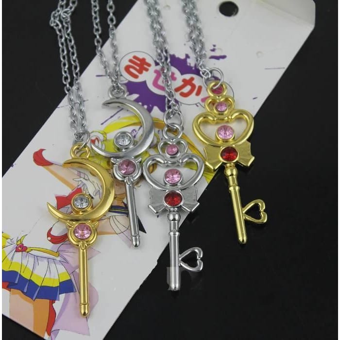 [Sailor Moon] Moon Stick Necklace/Key Chain CP153657 - Cospicky