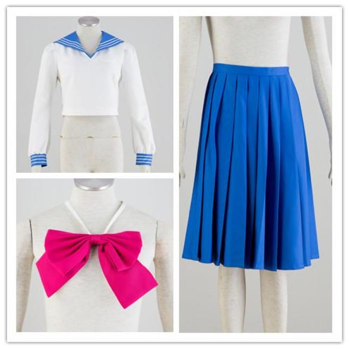 [Sailor Moon] Tsukino Usagi/Mizuno Ami Sailor Seifuku Uniform Set CP151723 - Cospicky