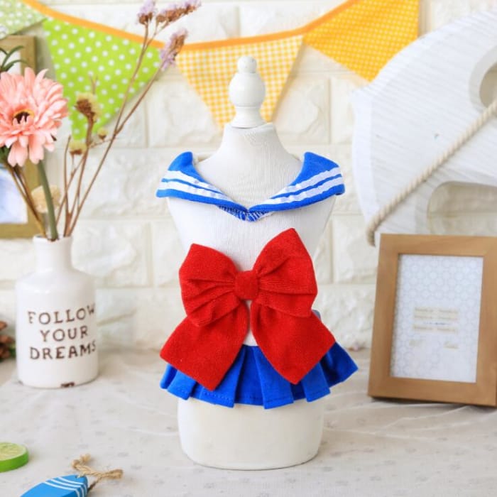 Sailor Moon Unifom Cosplay Pet Clothes C12783 - Cospicky