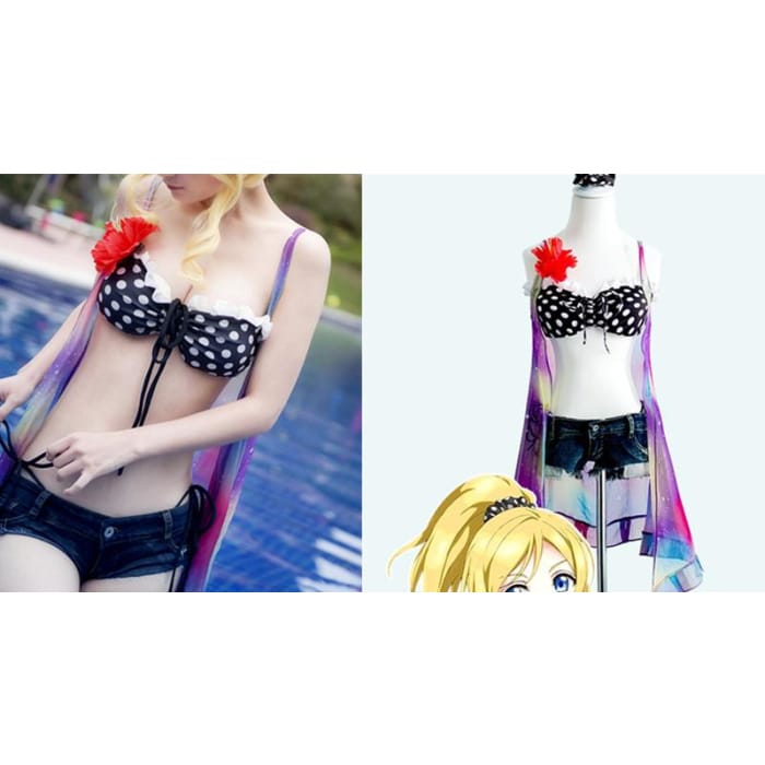 S/L [Love live] Summer live Eli Ayase Swimsuit Cosplay Costume CP153867 - Cospicky