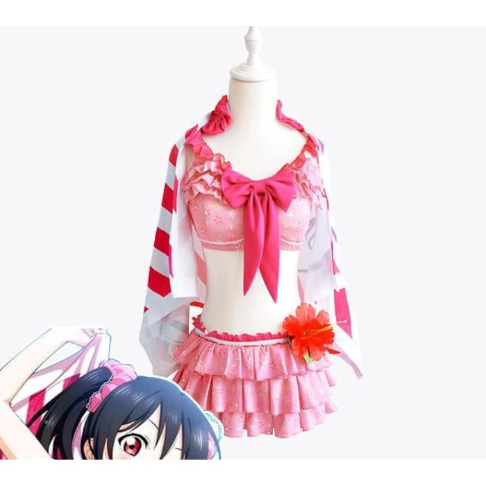 S/L [Love live] Summer Live Nico Yazawa Swimsuit Cosplay Costume CP153865 - Cospicky