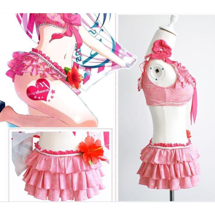 S/L [Love live] Summer Live Nico Yazawa Swimsuit Cosplay Costume CP153865 - Cospicky