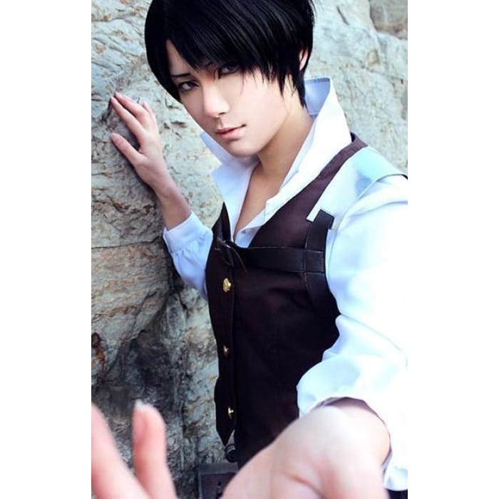 S/M/L Attack on Titan Levi Cosplay Costume CP153587 - Cospicky