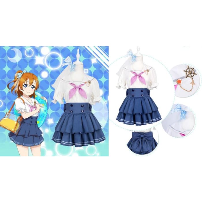 S/M/L Love Live Kousaka Honoka Sailor Dress Cosplay Costume CP153581 - Cospicky
