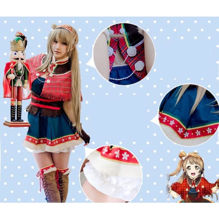S/M/L [Love live] Minami Kotori Skiing Cosplay Costume CP153863 - Cospicky