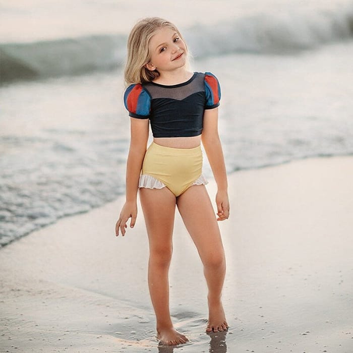 Snow White Princess Cosplay Costume Outfits Swimwear Girls’ 