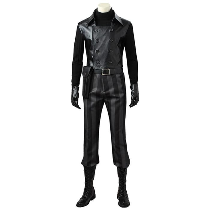 Spider-Man: Into the Spider-Verse Spider-Man Noir Outfit Cosplay Costume - Cospicky