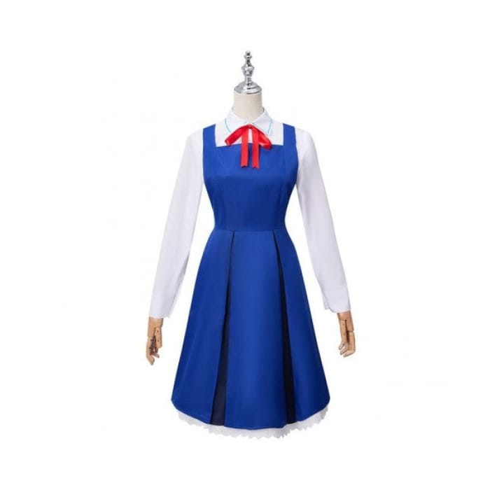 Spy Family Forger Anya Blue Uniform Daily Cosplay Costume 