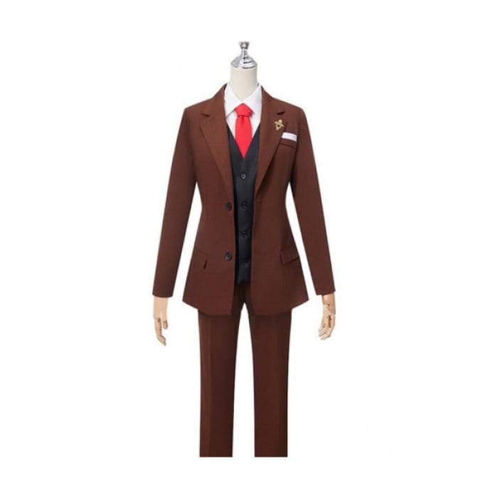 Spy Family Twilight Loid Forger Brown Suit Cosplay Costume 