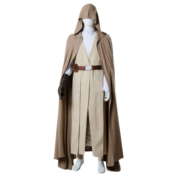 Star Wars 8 The Last Jedi Luke Skywalker Outfit Cosplay Costume Ver.2 - Cospicky