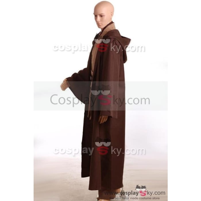 Star Wars Kenobi Jedi TUNIC Cosplay Costume Brown Version - Cospicky