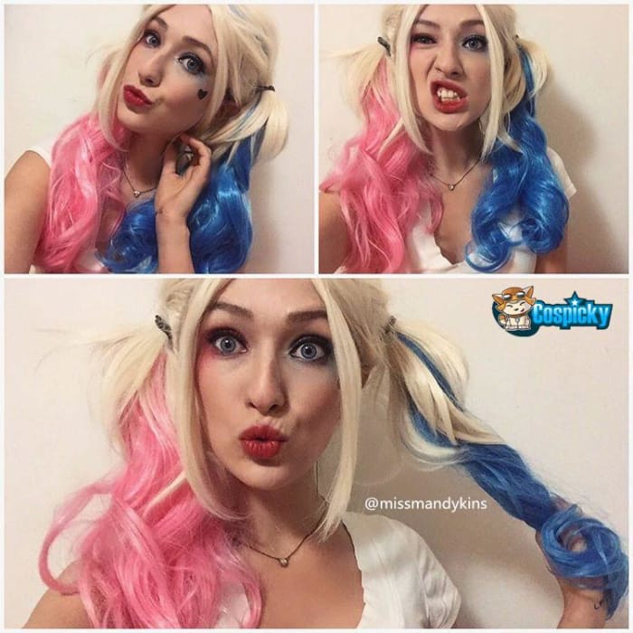 Suicide Squad Harleen Quinzel Cosplay Wig CP165672 - Cospicky