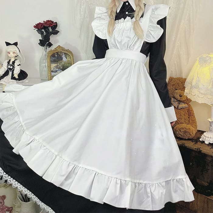 Sweet Classical Neko Maid Long Dress ON654 - dress