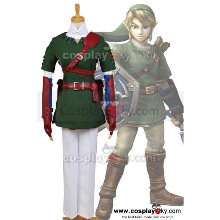 The Legend of Zelda Zelda Link Cosplay Costume NEW - Cospicky