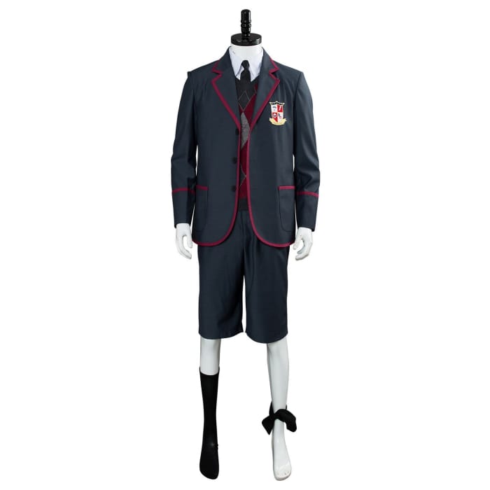 The Umbrella Academy School Uniform Boys Luther Spaceboy School Outfit Cosplay Costume - Cospicky