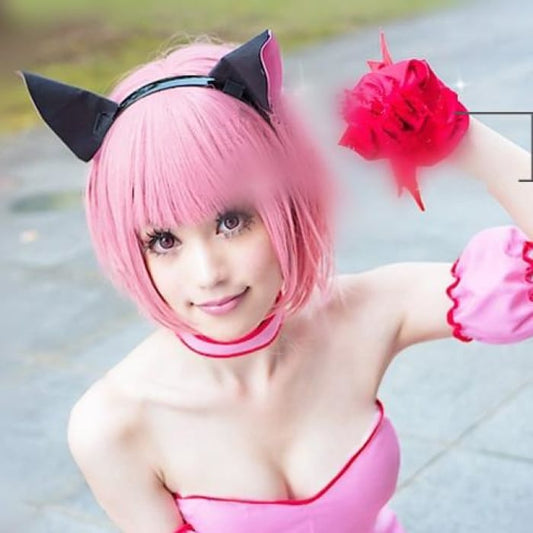 [Tokyo Mew Mew]Lolita Pink Short Hair Wig CP167265 - Cospicky