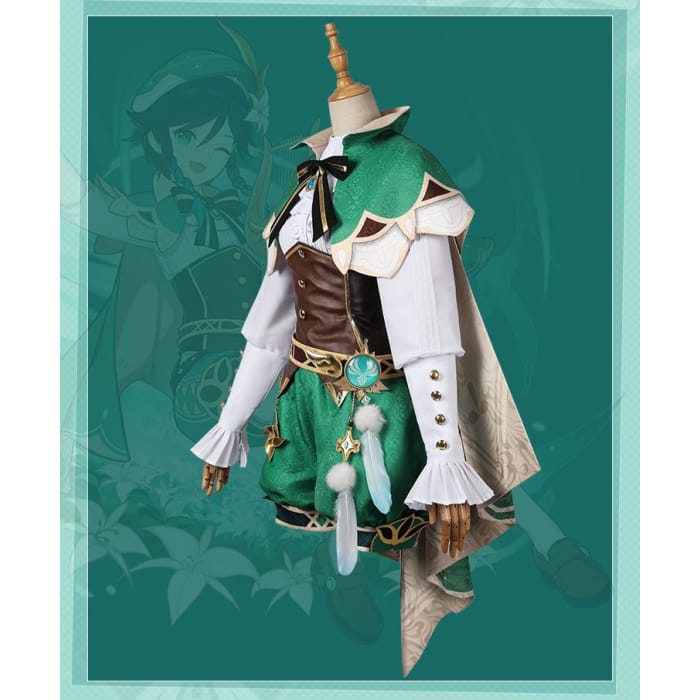 Venti from Genshin Impact Halloween Cosplay Costume C16069 - Cospicky