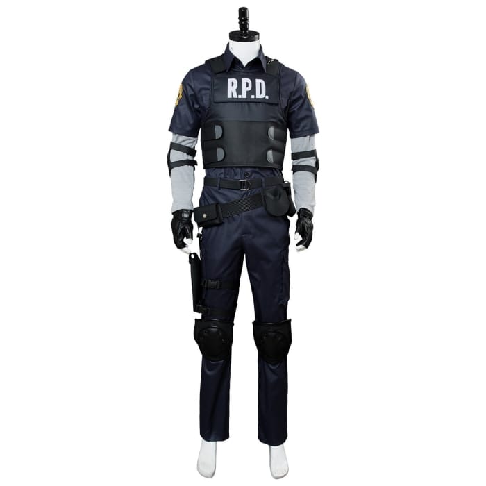 Video Game Resident Evil 2 Remake Re Leon Scott Kennedy Outfit Cosplay Costume - Cospicky