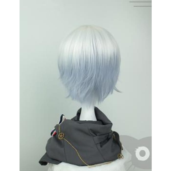 White Blue Mixed Harajuku Short Wig CP167796 - Cospicky