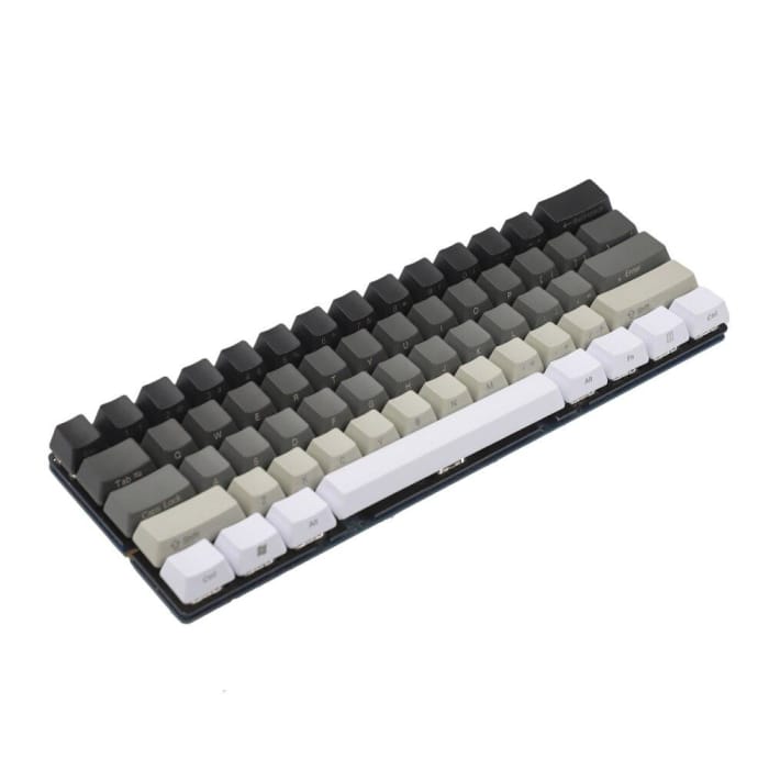 White Gray Black Mixed Keycap Set