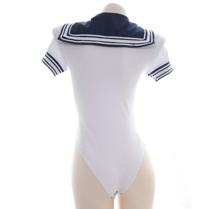 White Sailor Bow Seifuku Swimsuit C14413