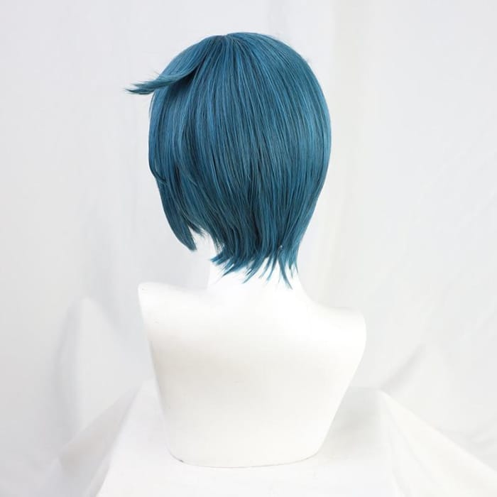 Xing Qiu Genshin Impact Blue Short Cosplay Wig C15600 - Cospicky