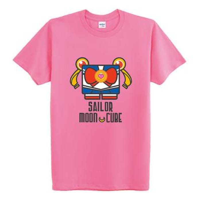 XS-XL 5 Colours [Sailor Moon] Tsukino Usagi Cube Tee Shirt CP153303 - Cospicky