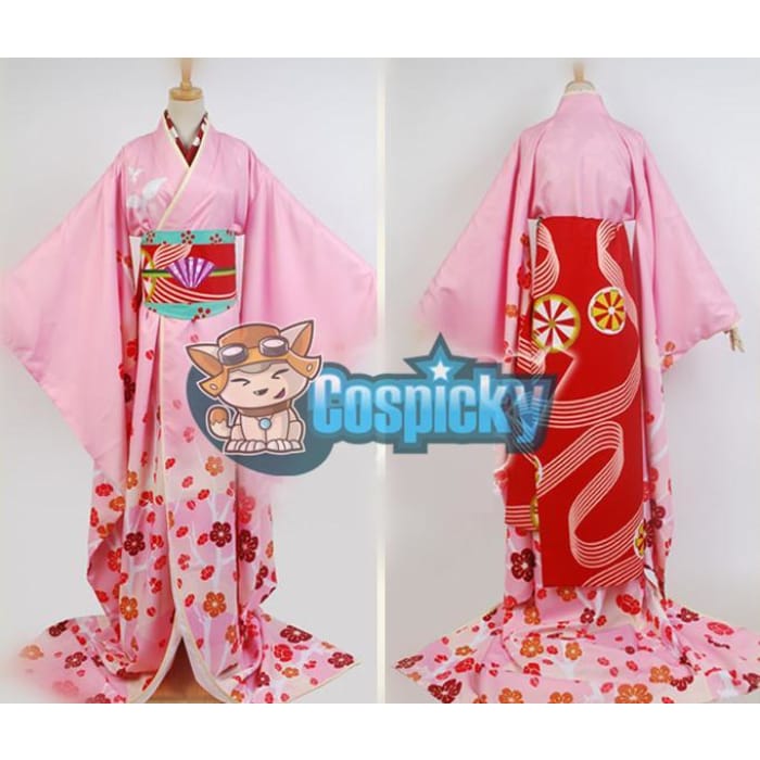 XS-XL Puella Magi Madoka Magica Tomoe Mami Custom Made Cosplay Kimono CP167310 - Cospicky