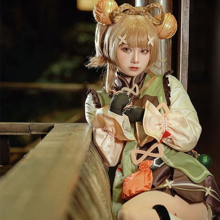 Yaoyao from Genshin Impact Halloween Cosplay Costume CC0226 - Cospicky