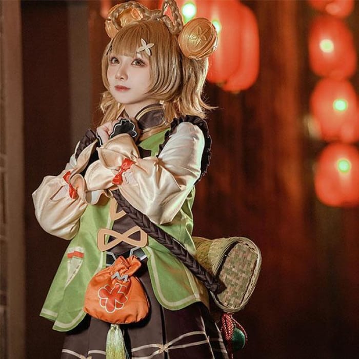 Yaoyao from Genshin Impact Halloween Cosplay Costume CC0226 - Cospicky