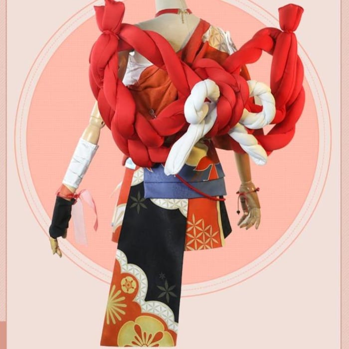 Yoimiya Genshin Impact Full Set Cosplay Costume and Accessories CC0197 - Cospicky