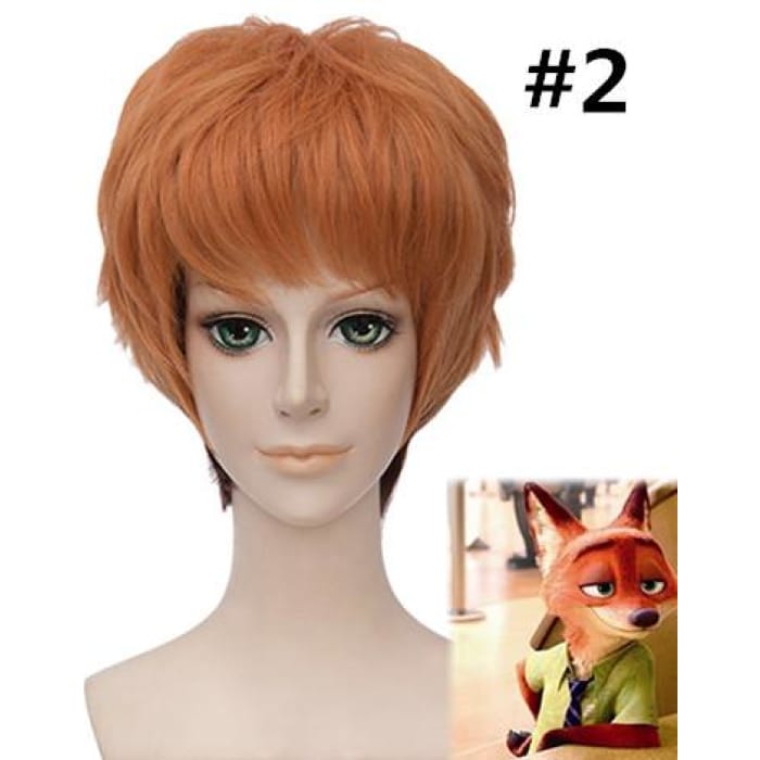 Zootopia Fox Nick Cosplay Wig CP165670 - Cospicky